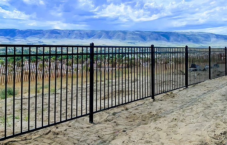 کوئی کھودنے والی اسٹیل کی باڑ نہیں ہے۔